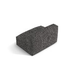 Bezroku dīvāna modulis 'martina' antracīts, bukle