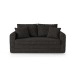 Sofa lido (micadoni home) taupe rudas, struktūrinis audinys