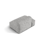 Dīvāna modulis 'martina' sudraba, bubulis