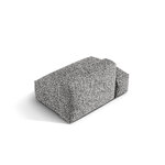 Диванный модуль &quot;Мартина&quot; графит, букле