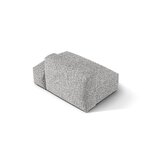 Sofa module 'martina' silver, boucle