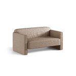 Диван «Эбби» темно-бежевый, структурированная ткань