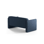 Диван «Эбби» синий, структурированная ткань