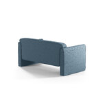 Диван «Эбби» синий джинс, структурированная ткань