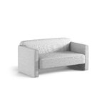 Диван «Эбби» светло-серый, структурированная ткань