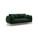 Диван «Ада» бутылочно-зеленый, бархат