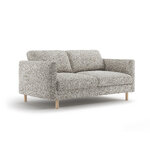 Диван «Эден» бежевый меланж, структурированная ткань