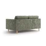 Диван «Эден» мохово-зеленый меланж, структурированная ткань