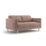 Диван «Эден» розовый меланж, структурированная ткань