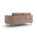 Диван «Эден» розовый меланж, структурированная ткань