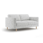 Диван «Эден» светло-серый меланж, структурированная ткань