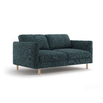 Диван «Эден» зелёно-голубой меланж, структурированная ткань