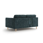 Диван «Эден» зелёно-голубой меланж, структурированная ткань