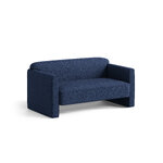 Sofa 'abby' dark blue, boucle
