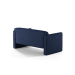 Sofa 'abby' dark blue, boucle