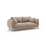 Диван «Ада» песочный, структурированная ткань