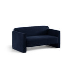 Sofa &#39;abby&#39; royal blue, velvet