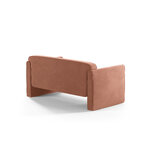 Dīvāns 'abby' rozā, samts