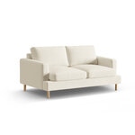 Диван «Алия» бежевый, бархат