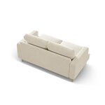 Диван «Алия» бежевый, бархат