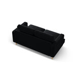 Sofa &#39;aliya&#39; black, velvet