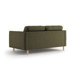 Диван «Эден» мохово-зеленый меланж, бархат