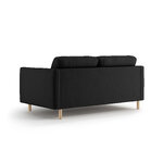 Dīvāns &#39;eden&#39; melns, samts