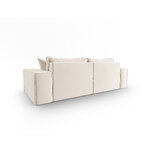 Modulinė sofa &quot;mike&quot; smėlio spalvos, aksominė