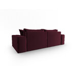 Modulinė sofa &quot;mike&quot; tamsiai raudona, aksominė