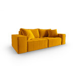 Modulinė sofa &quot;mike&quot; auksinė, aksominė