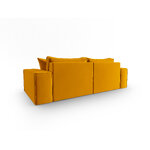 Modulinė sofa &quot;mike&quot; auksinė, aksominė