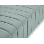 Sofa annite (micadoni home) mėtų, aksomo, juodo chromo metalo