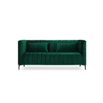 Sofa annite (micadoni home) buteliukas žalias, aksominis, juodas chromo metalas