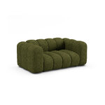 Modulārs dīvāns 'lupine' tumši olīvzaļš, buklē raksts