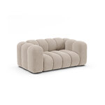 Модульный диван «Люпин» бежевый, бархат