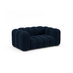 Модульный диван «Люпин» королевский синий, бархат