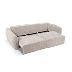 Sofa bed &quot;kaelle&quot; beige, chenille