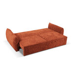 Dīvāns gulta &#39;kakla&#39; terakota, šenila