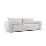 Sofa bed &quot;kaelle&quot; light gray, chenille