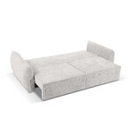 Sofa bed &quot;kaelle&quot; light gray, chenille