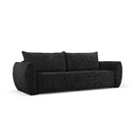 Sofa bed &#39;kaelle&#39; black, chenille