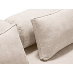 Диван-кровать «мечтательный» бежевый, структурированная ткань