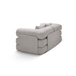 Dīvāngulta 'dreamy' gaiši pelēka, strukturēts audums