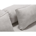 Dīvāngulta 'dreamy' gaiši pelēka, strukturēts audums