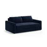 Диван-кровать «Давид» королевский синий, бархат