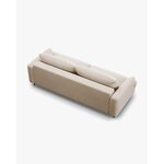 Beige sohva sängyn toiminnolla ja säilytyslaatikolla Naomi (Micadoni)