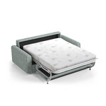 Диван-кровать «Давид» мятный, структурированная ткань