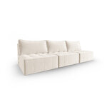 Modulinė sofa &quot;mike&quot; smėlio spalvos, aksominė