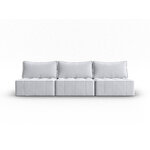 Modular sofa &#39;mike&#39; light grey, velvet