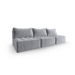 Modulinė sofa &#39;mike&#39; pilka, aksominė